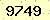 請輸入此驗證碼 : 9749