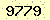 請輸入此驗證碼 : 9779