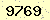 請輸入此驗證碼 : 9769