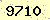請輸入此驗證碼 : 9710