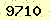 請輸入此驗證碼 : 9710