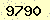 請輸入此驗證碼 : 9790