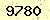 請輸入此驗證碼 : 9780