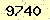 請輸入此驗證碼 : 9740