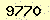 請輸入此驗證碼 : 9770