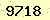 請輸入此驗證碼 : 9718