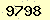 請輸入此驗證碼 : 9798