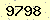 請輸入此驗證碼 : 9798