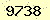 請輸入此驗證碼 : 9738