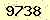 請輸入此驗證碼 : 9738