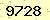 請輸入此驗證碼 : 9728