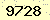 請輸入此驗證碼 : 9728