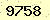 請輸入此驗證碼 : 9758