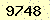 請輸入此驗證碼 : 9748