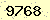 請輸入此驗證碼 : 9768