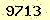 請輸入此驗證碼 : 9713