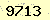 請輸入此驗證碼 : 9713