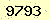 請輸入此驗證碼 : 9793