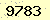 請輸入此驗證碼 : 9783