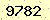 請輸入此驗證碼 : 9782