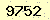 請輸入此驗證碼 : 9752