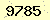 請輸入此驗證碼 : 9785