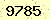 請輸入此驗證碼 : 9785