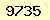 請輸入此驗證碼 : 9735