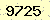 請輸入此驗證碼 : 9725