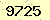 請輸入此驗證碼 : 9725