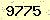 請輸入此驗證碼 : 9775