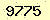 請輸入此驗證碼 : 9775