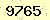 請輸入此驗證碼 : 9765