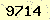 請輸入此驗證碼 : 9714