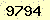 請輸入此驗證碼 : 9794