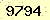 請輸入此驗證碼 : 9794