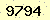 請輸入此驗證碼 : 9794