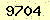 請輸入此驗證碼 : 9704