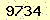 請輸入此驗證碼 : 9734