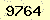 請輸入此驗證碼 : 9764