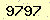 請輸入此驗證碼 : 9797