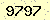請輸入此驗證碼 : 9797