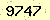 請輸入此驗證碼 : 9747