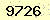 請輸入此驗證碼 : 9726