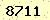 請輸入此驗證碼 : 8711