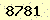 請輸入此驗證碼 : 8781