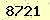 請輸入此驗證碼 : 8721