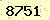 請輸入此驗證碼 : 8751