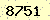 請輸入此驗證碼 : 8751
