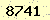 請輸入此驗證碼 : 8741